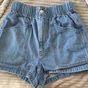 Madewell Light Blue Jean Shorts